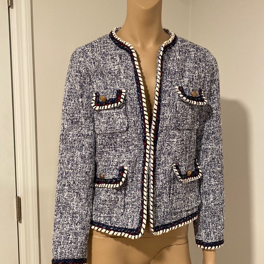 Zara Basic tweeted jacket size S